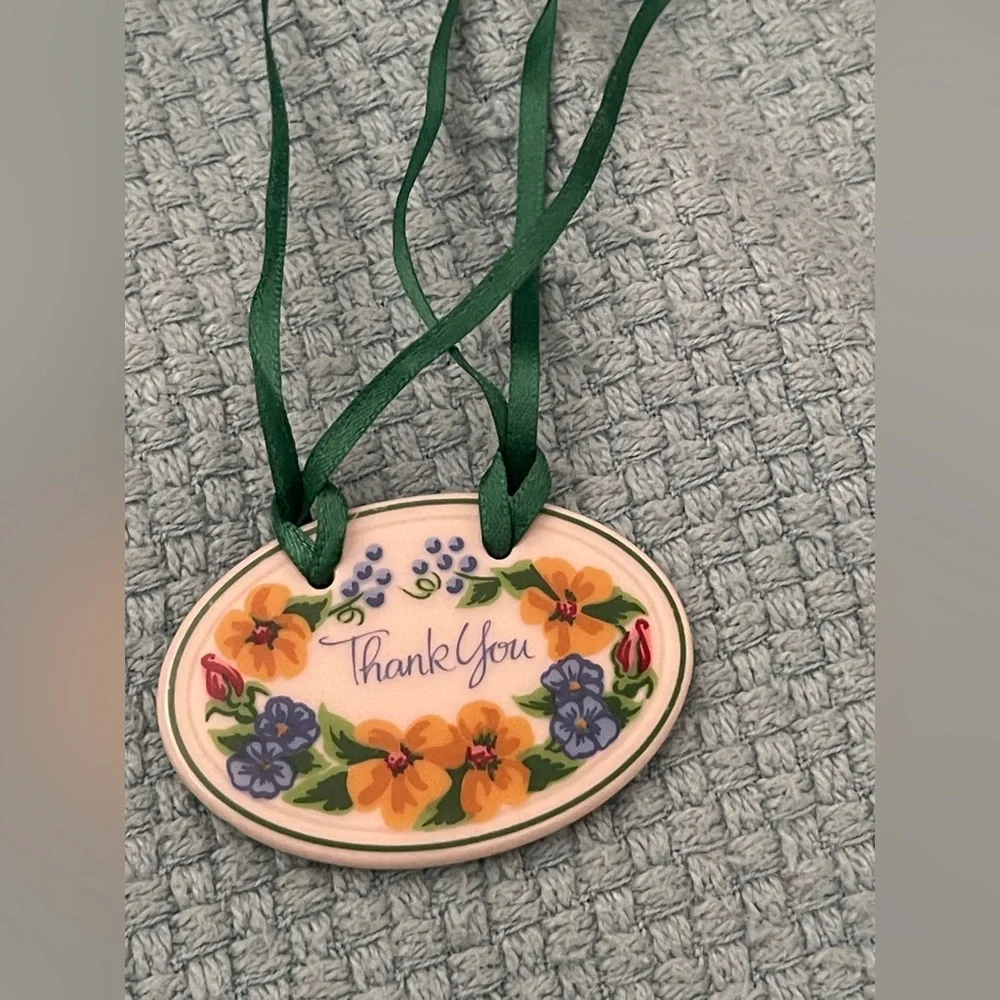 Longaberger Thank You Basket Tie On